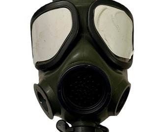 Genuine Vintage M40A1 US Army Surplus Full Face Protection Gas Mask With Premium CBRN Filter