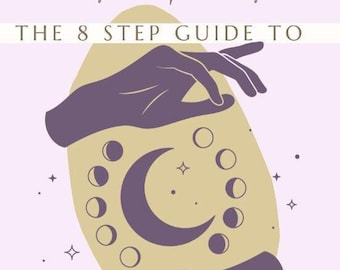 Guida in 8 passaggi per manifestare obiettivi e potenziale interiore: cristalli metafisici, Reiki, meditazione, spirituale, stregoneria, altare, chakra, pietre