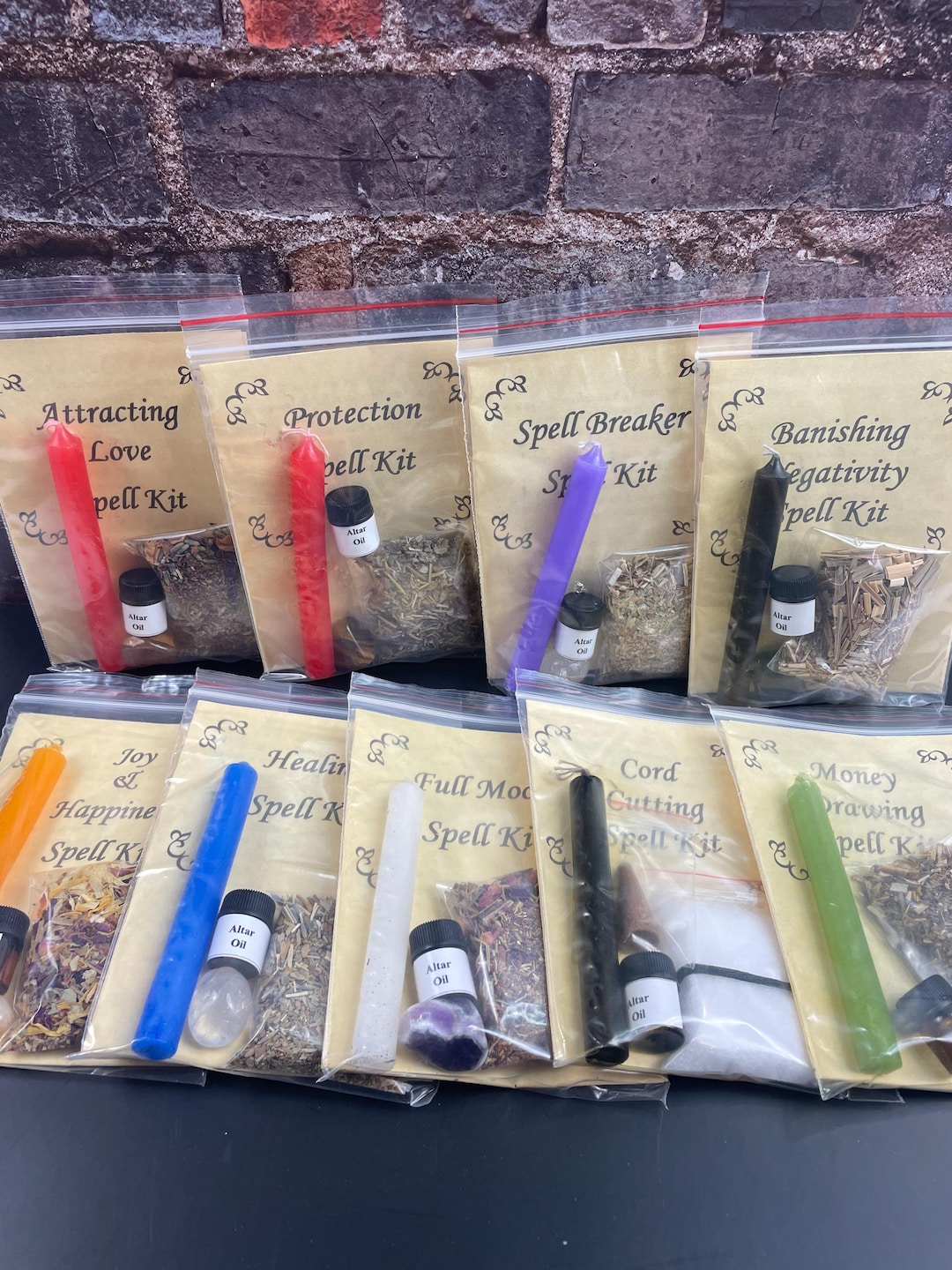 Spell Kits- Metaphysical Crystals, Reiki, Meditation, Spiritual, Witchy ...