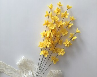 Felt Flower - Forsythia