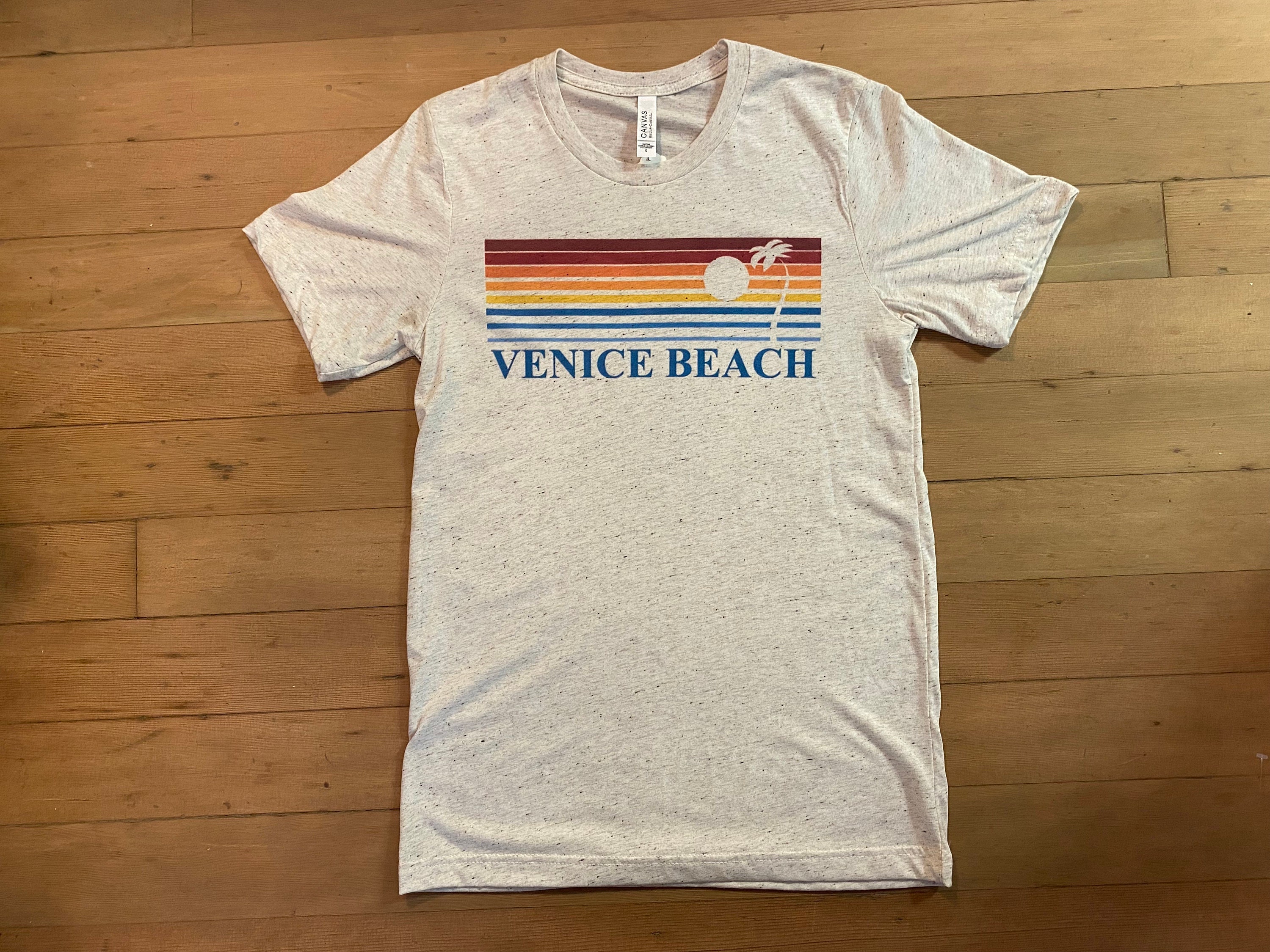 California Venice Beach Graphic Print Haut Créatif Pour Homme, T