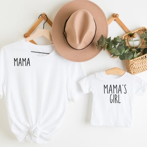 Gift for mom, cute matching mother daughter shirts, mom and baby outfits, mama and me matching shirts, mothers gift, shirt for mom, gift