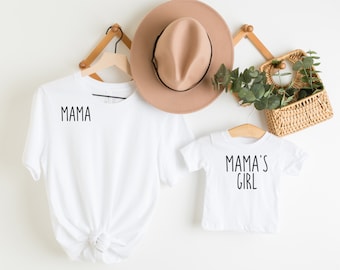 Gift for mom, cute matching mother daughter shirts, mom and baby outfits, mama and me matching shirts, mothers gift, shirt for mom, gift