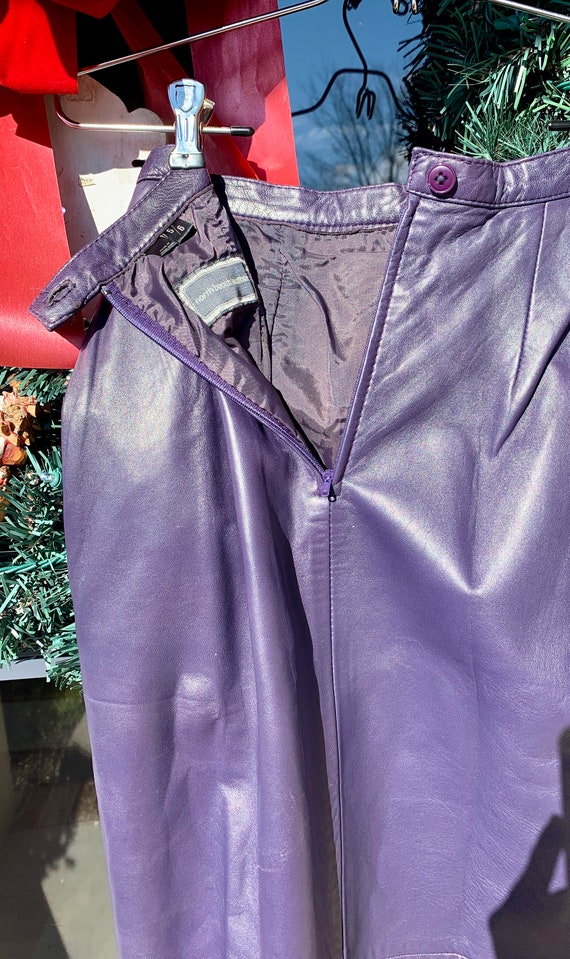 Leather Skirt - image 6