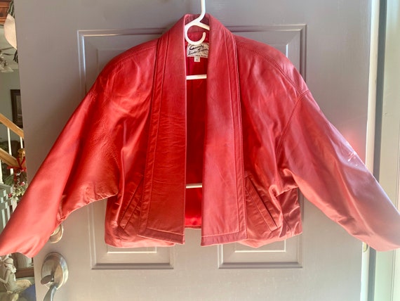 Cassidy Red Leather Jacket - image 3
