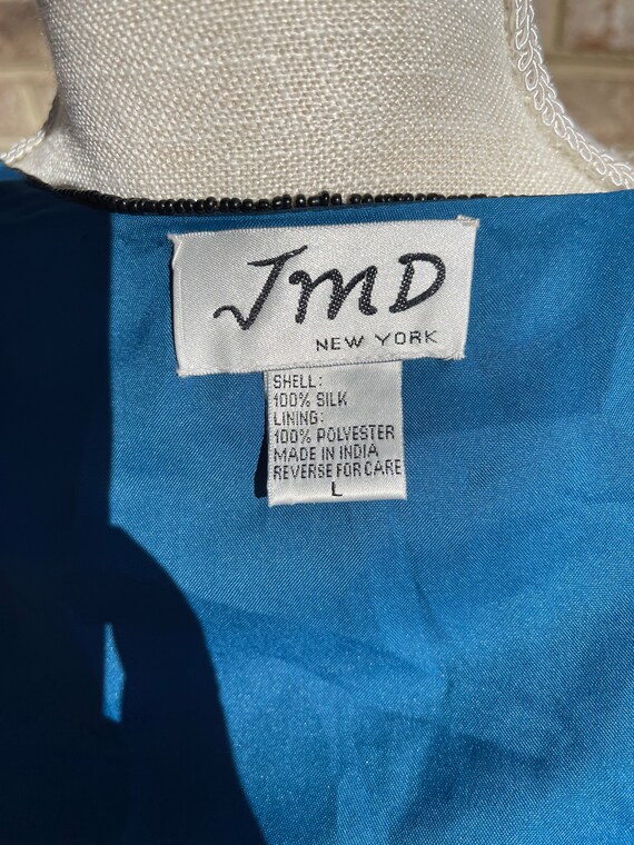 Silk Half Jacket with Bead Design - image 2