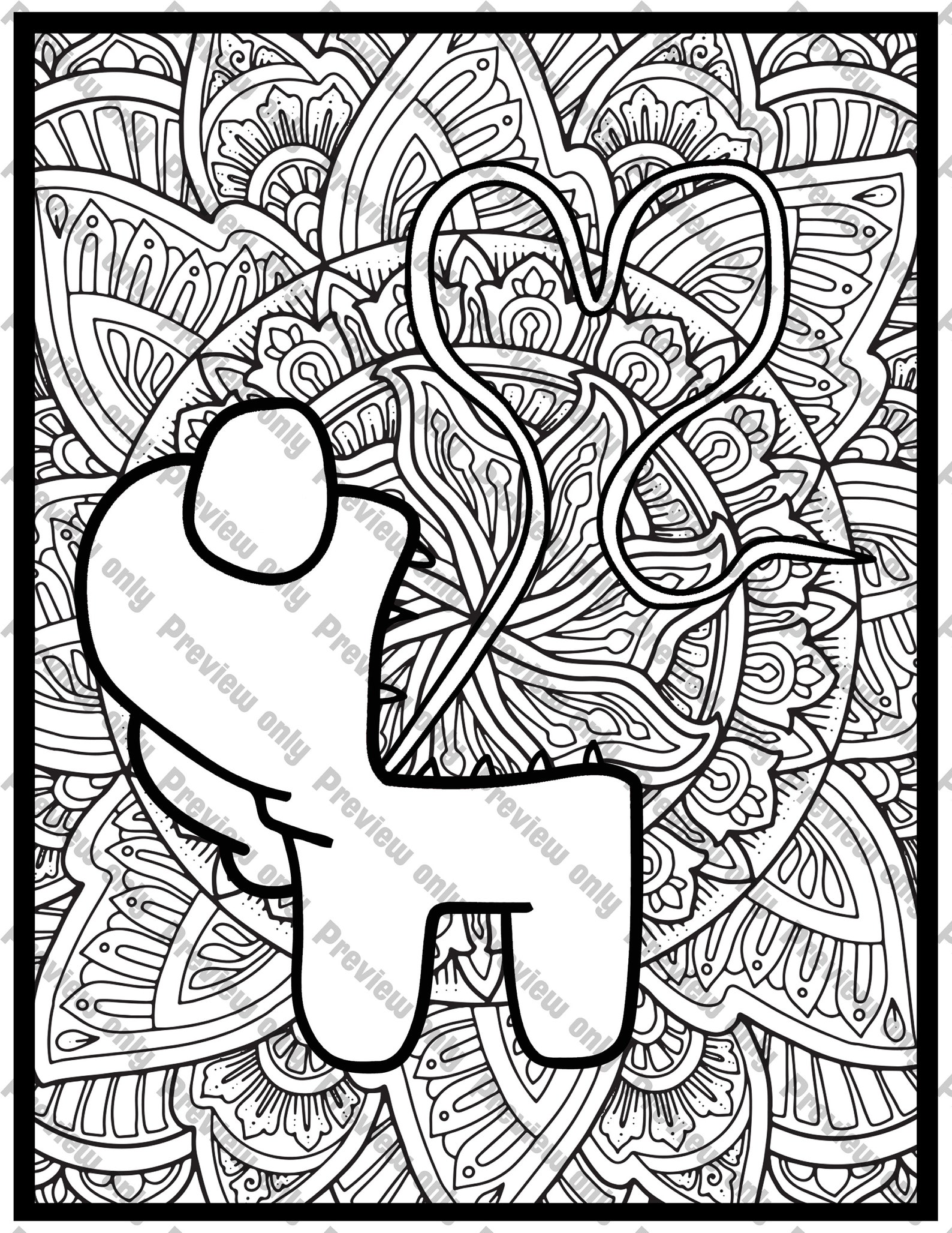 Among Us Coloring Pages 3 Pack Print and Color Vol. 2 | Etsy