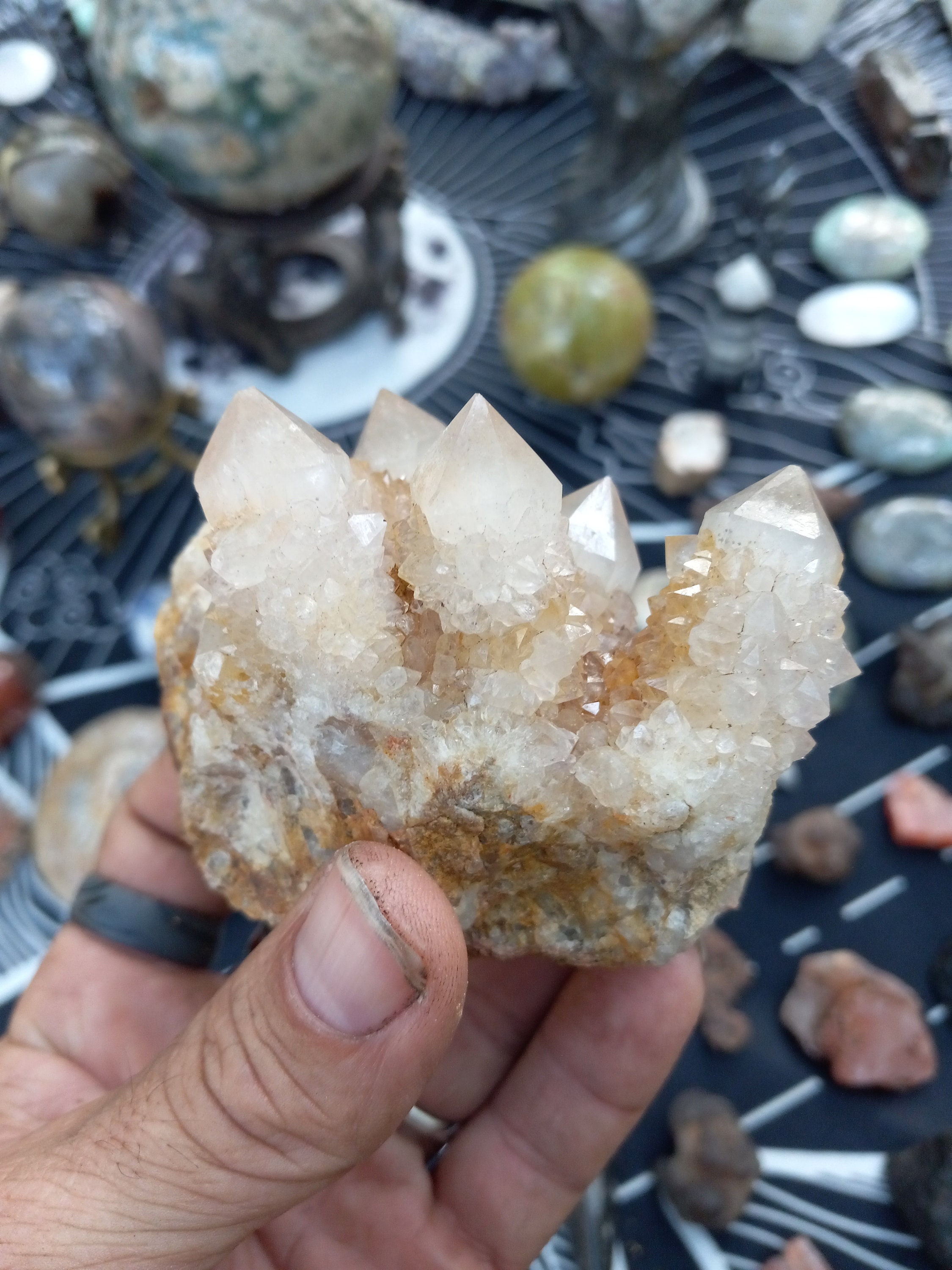 最高品質のスピリットクォーツ、スピリットクォーツクラスター、クリア