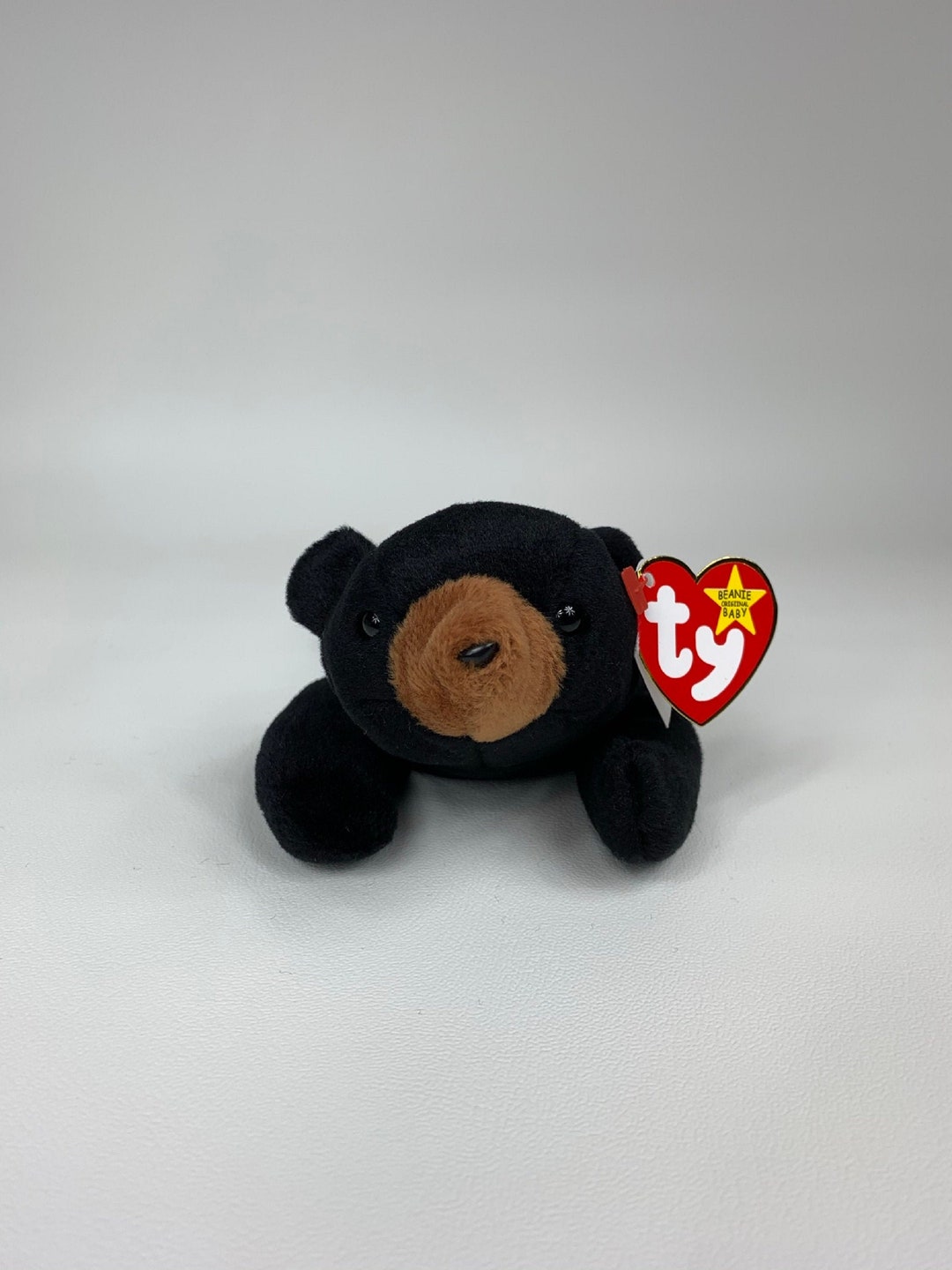 Ty Original Beanie Babies BLACKIE the Bear New With Both Etsy Hong Kong