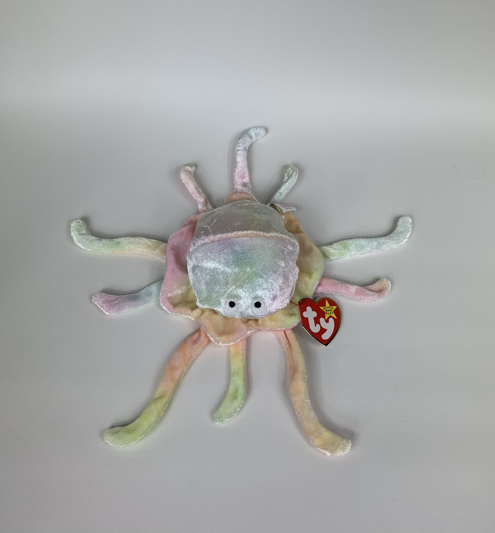 Ty Beanie Baby GOOCHY the Tie-Dye Jellyfish New with both | Etsy