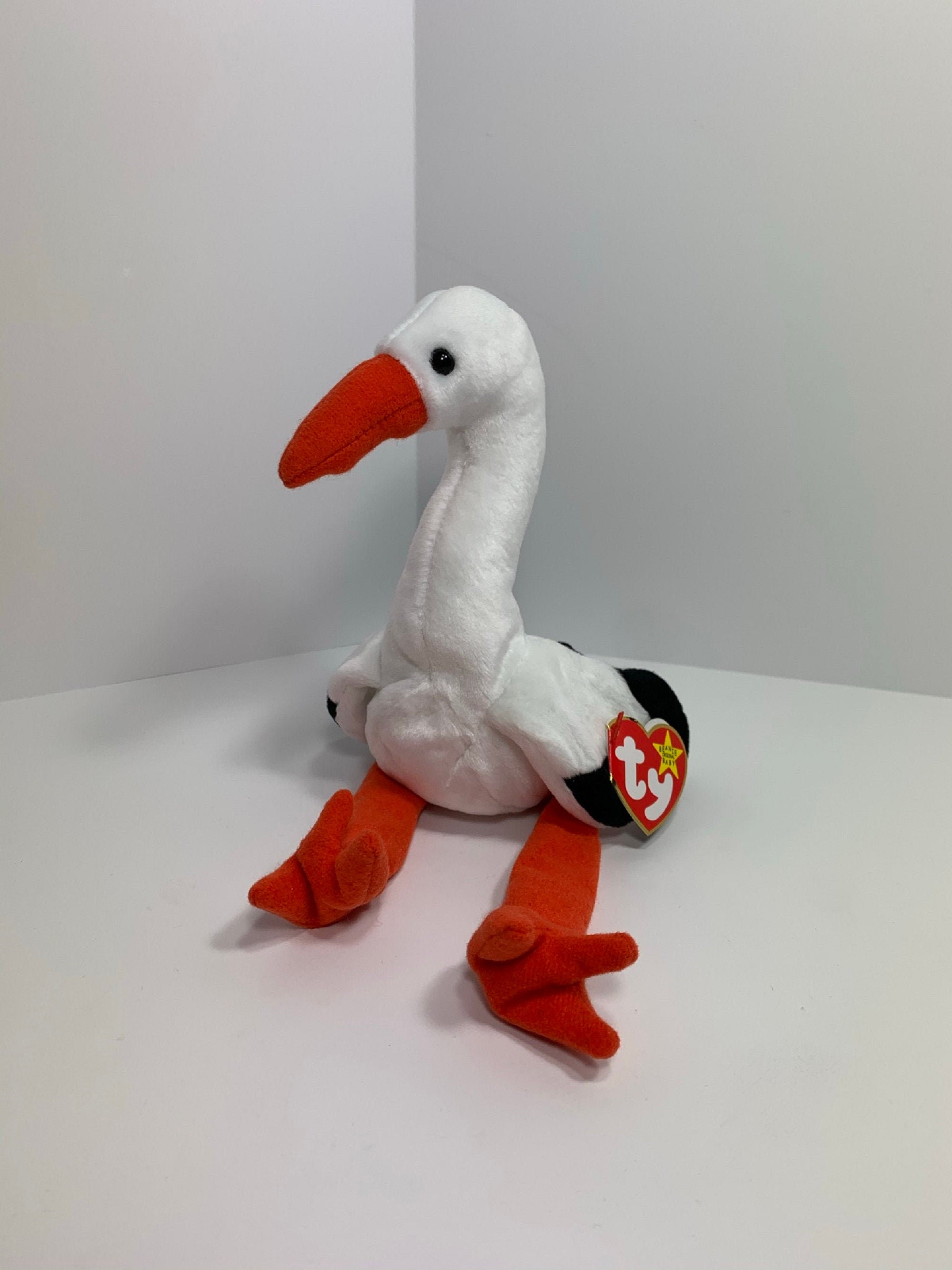 Ty Beanie Baby STILTS the Stork New With Both Tags Etsy New Zealand