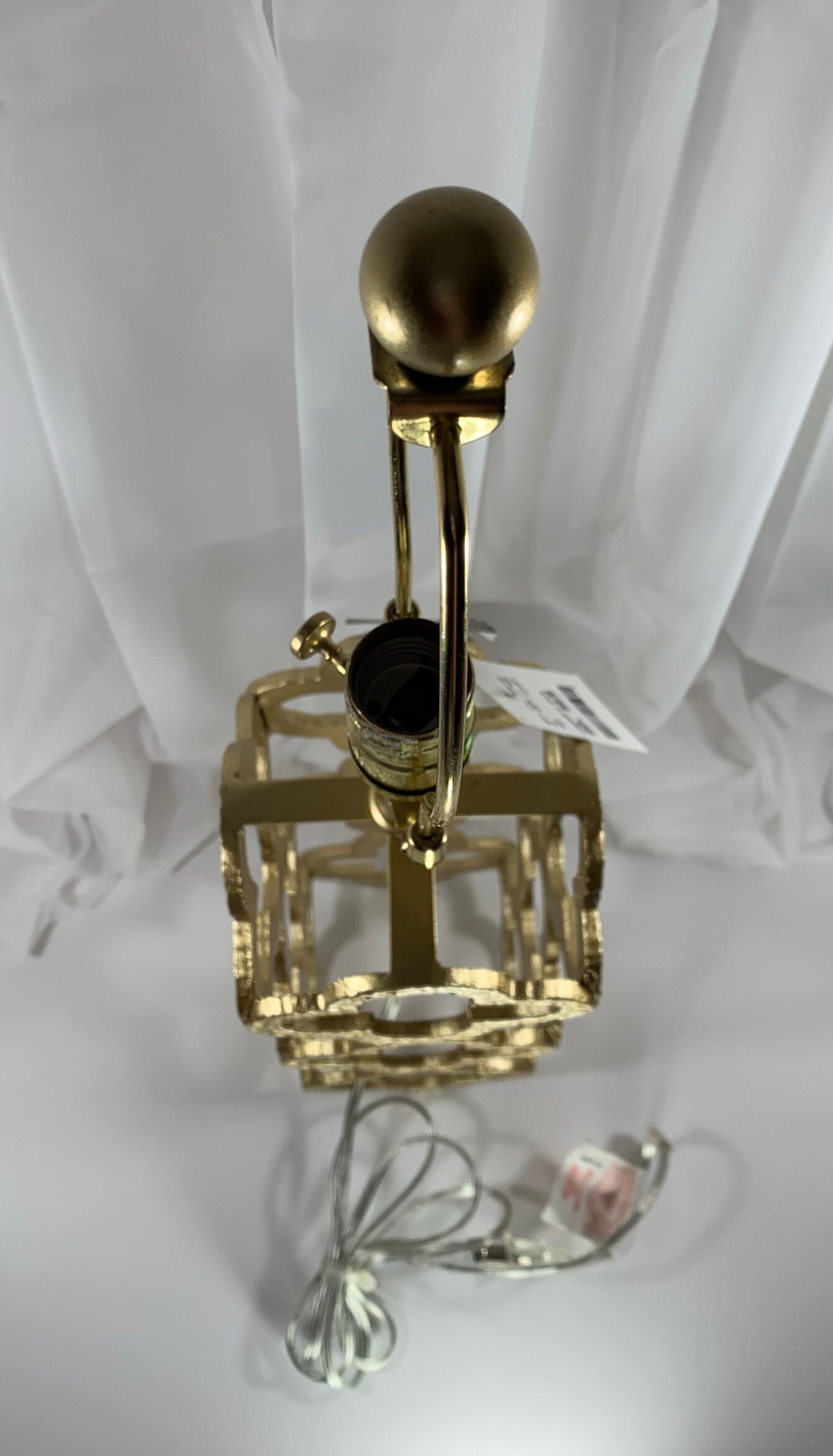 Unique Tahari Home Gold Toned Art Deco Table Lamps 2 Etsy