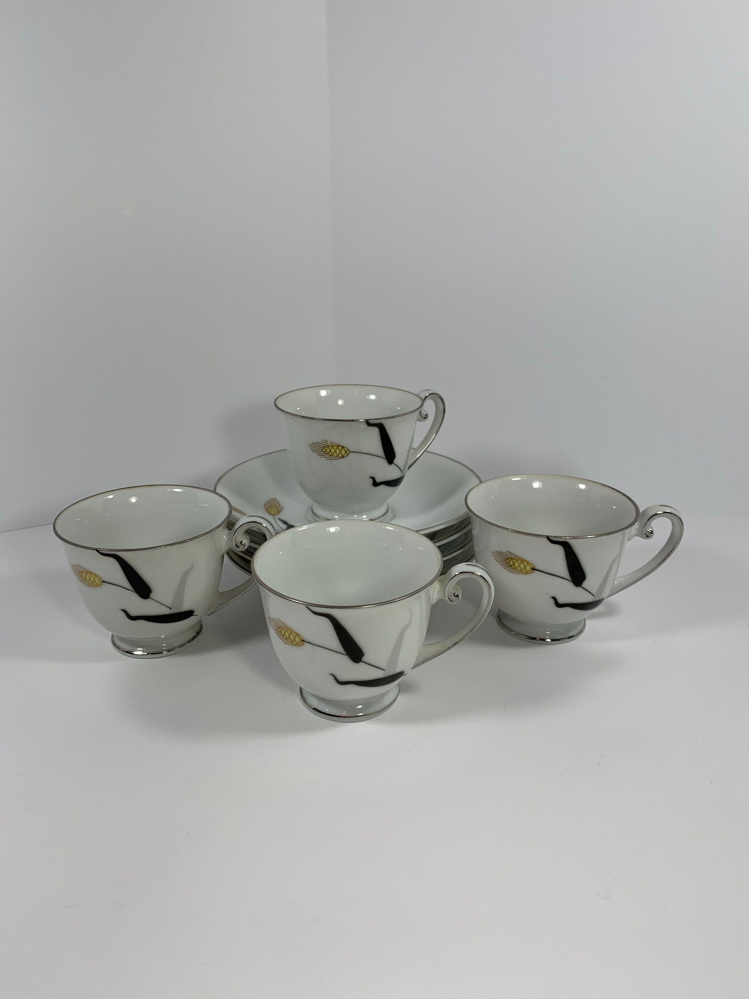 Fukagawa Arita Hand Painted Tea Set Made in Japan Etsy