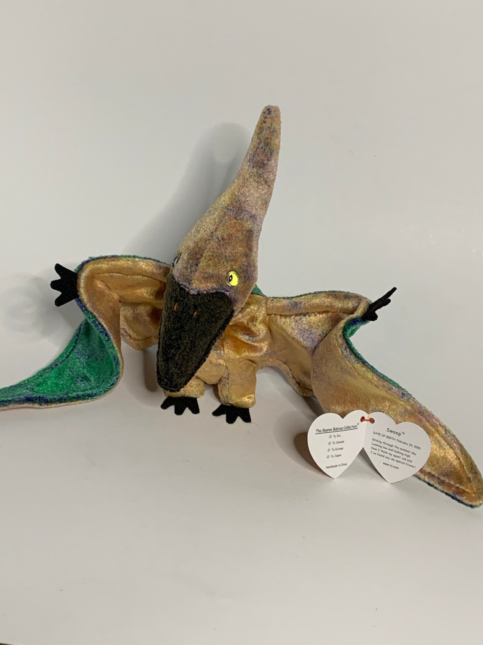 Ty Beanie Baby SWOOP the Pterodactyl New with both tags Etsy