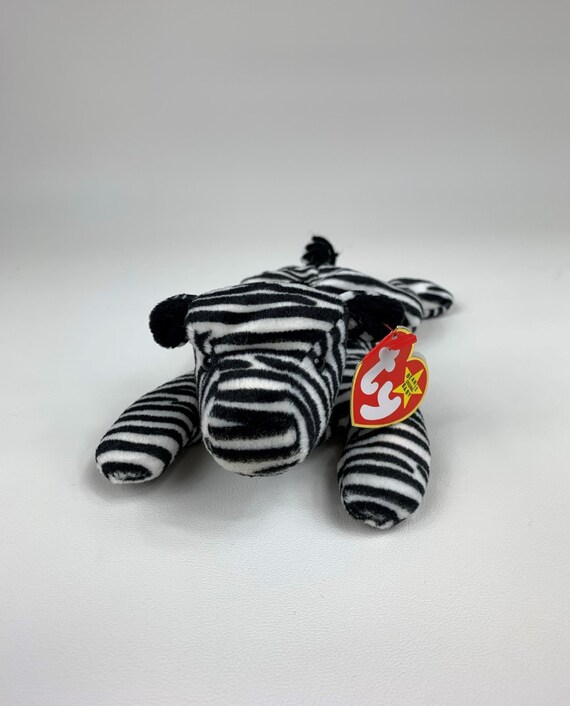 Original Ty Beanie Babies ZIGGY the Zebra Primera edición Etsy
