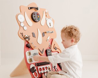Busy board, Montessori board, Toddler board, Manipulation board