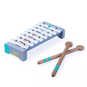 Wooden music instruments for kids, Music set with, wooden music instruments, wooden flute image 6