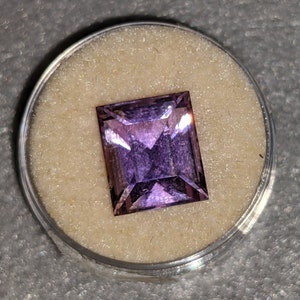 Ametrina natural facetada de 7,1 quilates, corte octogonal, Bolivia