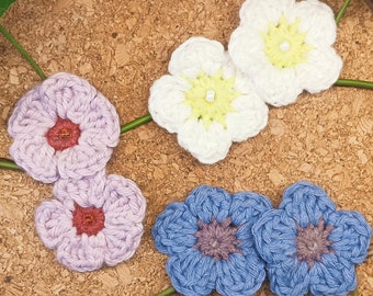 Charming Crochet: Handcrafted Crochet Flower Earrings with Bead | Margarita bloom  | Micro-Crochet Floral | Crochet flower accessories