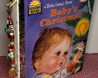 Baby’s Christmas Vintage Little Golden Book Junk Journal