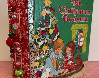 My Christmas Treasury, Junk Journal created from a Children’s Book