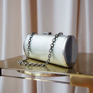 Vintage Silver Metallic Purse