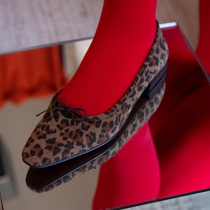 Vintage Leopard Ballet Flats size 7.5