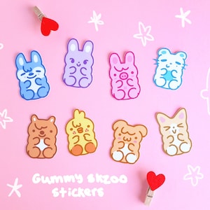 Gummy Skzoo vinyl stickers