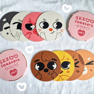 Friendly Four coaster sets