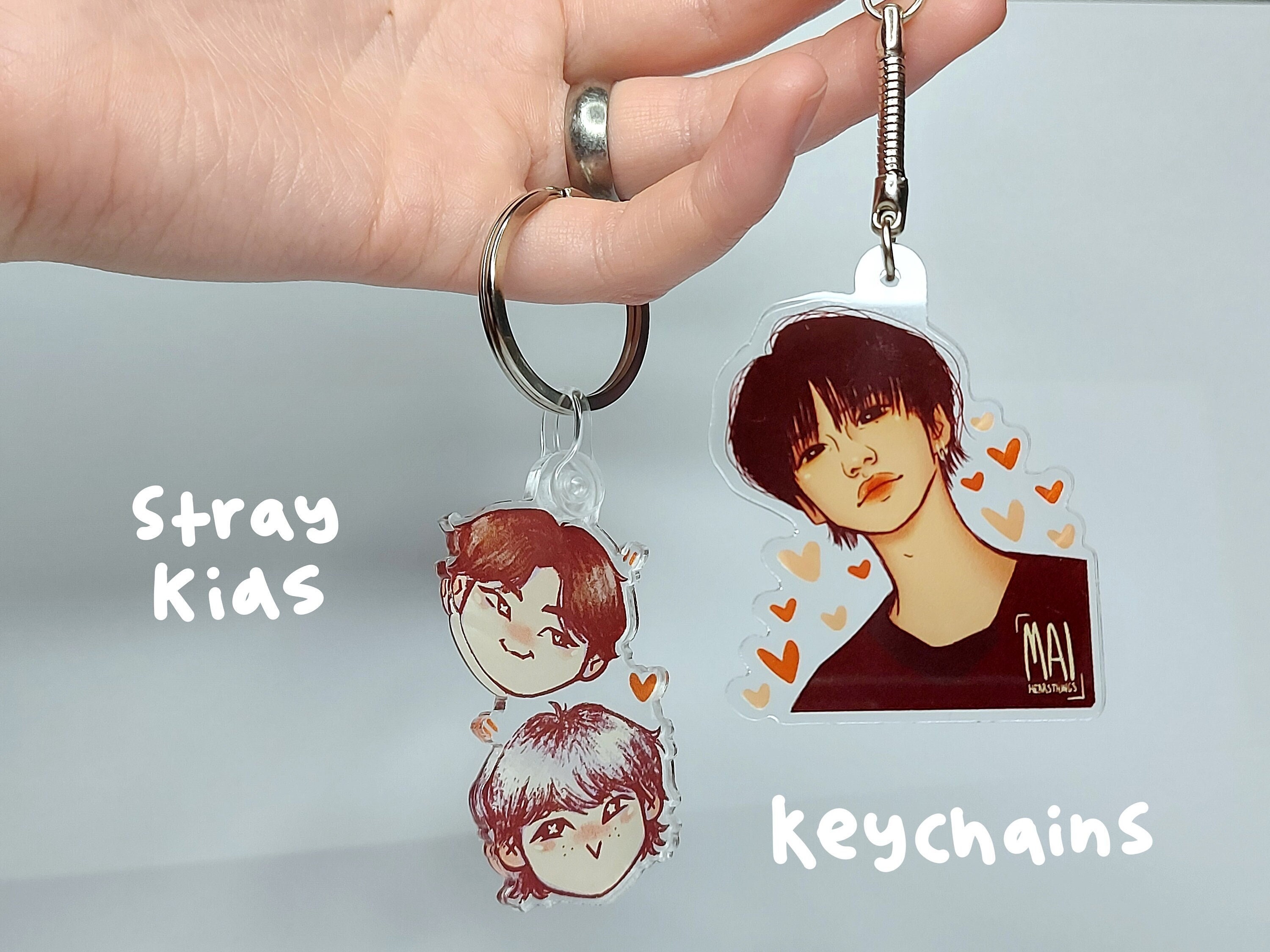 Porte-clés Stray Kids 'Karma' SK-Z – En Acrylique, 5,5 Cm, Impression Double Face Haute Définition