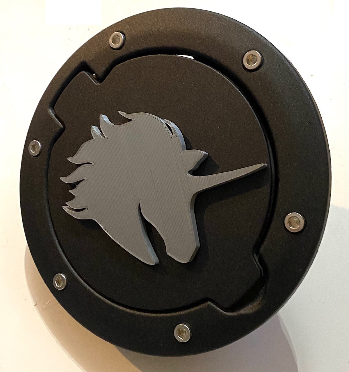 Unicorn Horse Head in 3D Black With Grey for Jeep Wrangler - Etsy