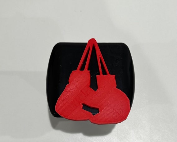Boxing Gloves in 3D Black With RED 2 Inch Trailer Hitch Cover Bad Left Hook  Love Mix Martial Arts 