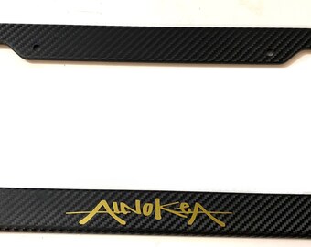 Dodge Scat-Pack Full Color In 3D Black On Black Metal License Plate - Foto 7