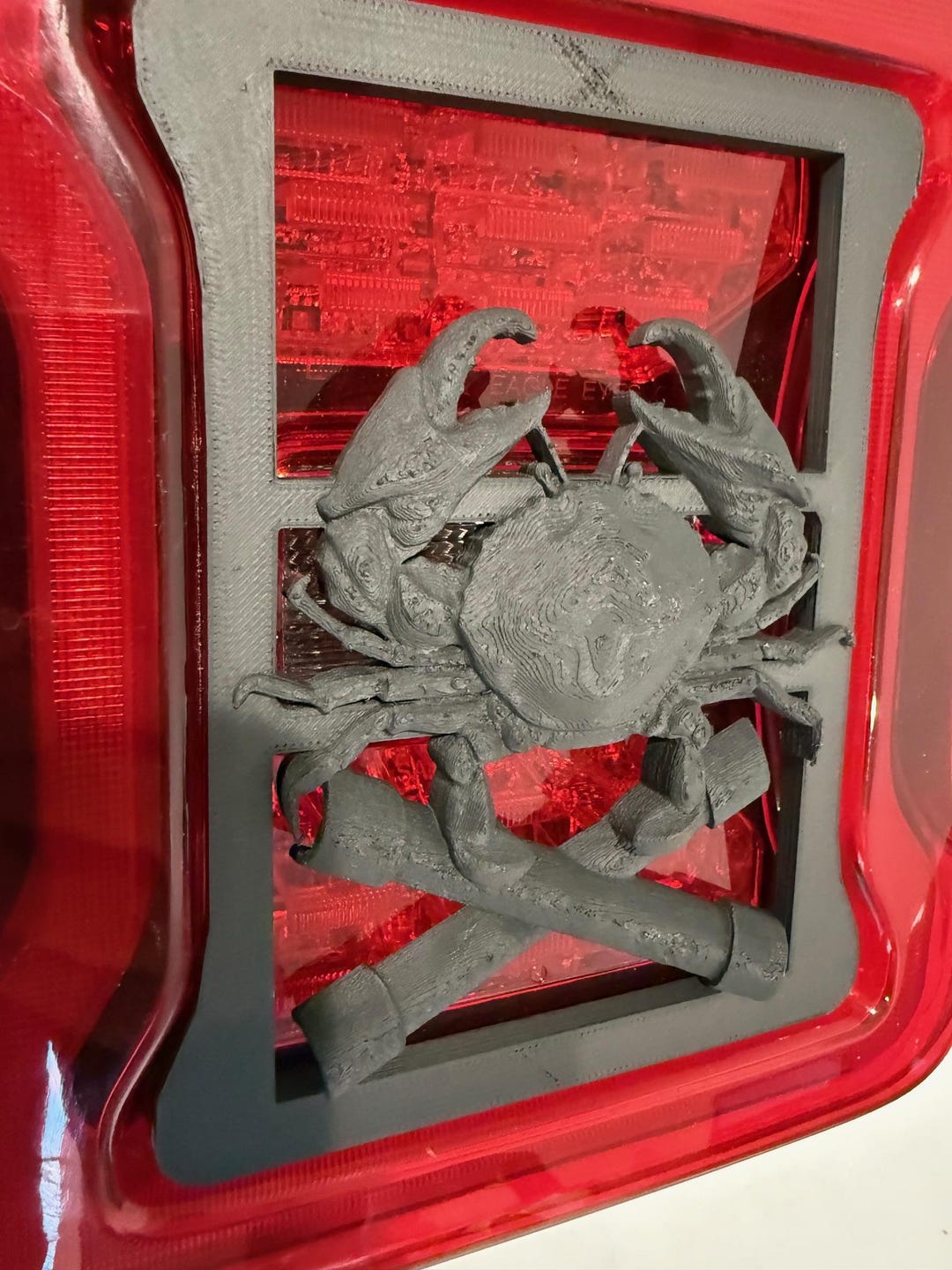 Crab With Pipes in 3D for Jeep Wrangler Led Version JK/JKU/JL Rear Tail ...