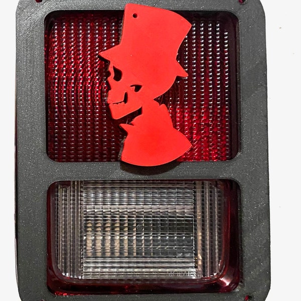 Skull Tail Light Covers Etsy
