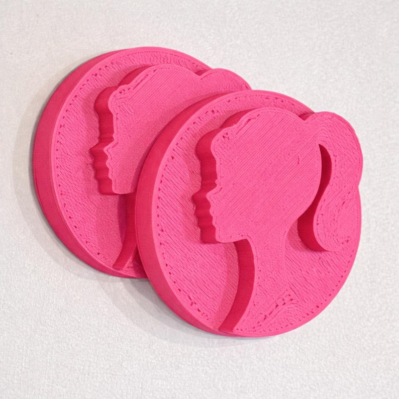Girl Head Pony Tail Silhouette in 3D - Various Colors - For Jeep Wrangler JK/JKU/JL Key Lock Cap Hole Cover (07-24) Must have Accessory image 8