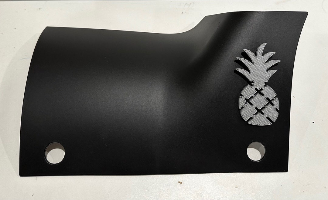 Pineapple 3d Blk W Grey for Jeep Wrangler JL JLU & Jeep Etsy