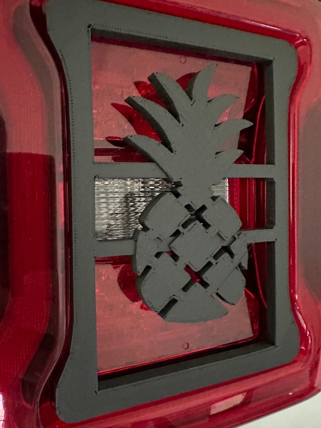 Pineapple in 3D for Jeep Wrangler Led Version JK/JKU/JL Rear Tail Light