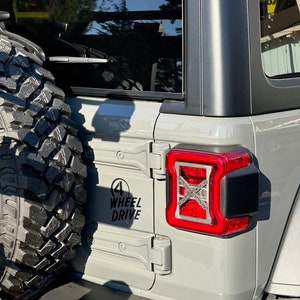 General Lee Stars in 3D für Jeep Wrangler Led Version JK / JKU / JL Rücklichtabdeckungen (2019-2024) Led Version - Love America Proud