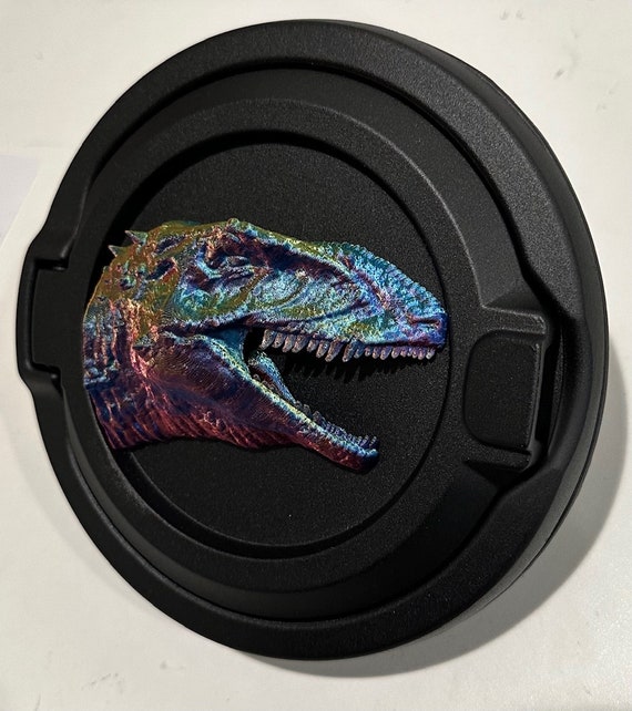 Tyrannosaurus Rex T-rex in 3d - Black With Various Colors for Jeep