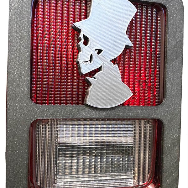 Skull Tail Light Covers Etsy