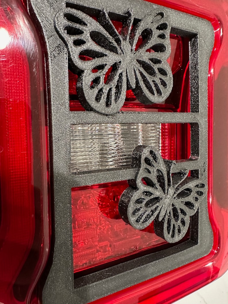 Exotic Butterflies in 3D for Jeep Led Version Various Colors JK/JKU/JL ...