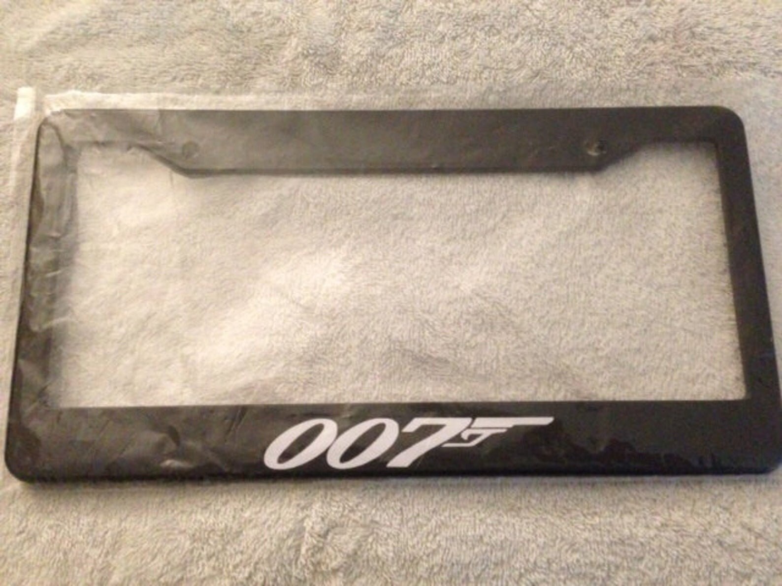 007 With Guns James Bond Black Automotive License Plate Etsy