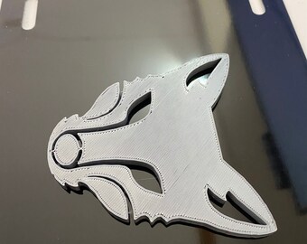 3Dでサーフィンするフイの棒人間 - ナンバープレートインサート