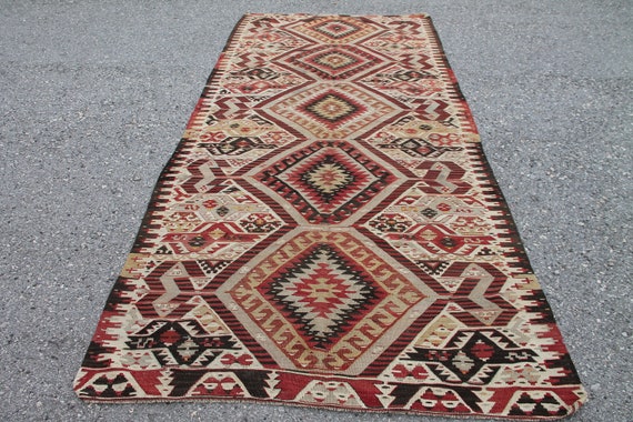 トライバルパターンキリム　ヴィンテージウール トライバルパターンキリム ヴィンテージウール トライバルパターン