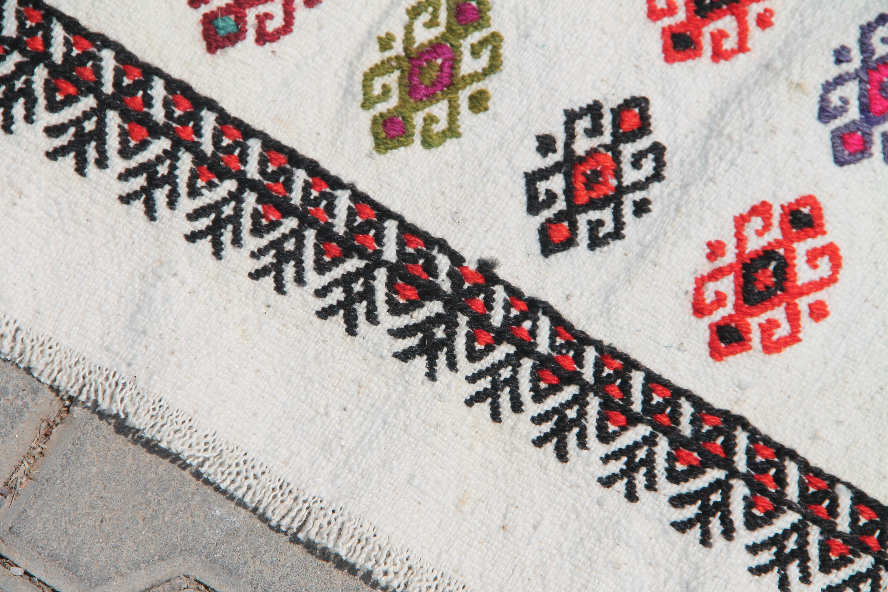 White Kilim Rug 2.2 X 2.9 Ft Rug Boho Rug Home Decor Rug Etsy UK