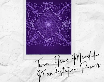 Twin Flame Activation Mandala - Manifestation Power