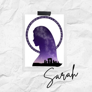 Ascended Master Sarah Silhouette - Digital Art
