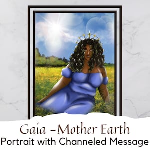 Gaïa - Mère Terre | Série Gaïa | Téléchargement instantané | Message canalisé | Connectez-vous avec les élémentaires | Art numérique