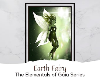 Earth Fairy | Elementals of Gaia Series | Instant Download | Channeled Message | Connect with the Elementals | Digital Art